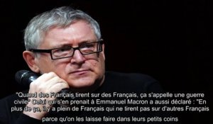 Michel Onfray - le philosophe déclare que la France -est en guerre civile-