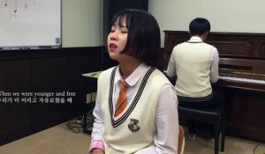 Must-hear : une lycéenne coréenne fait une reprise de "Hello" (Adele)