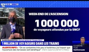 Alain Krakovicth, directeur général de "Voyages SNCF": "Un million de voyageurs et 250 TGV" sont prévus pour le week-end de l'Ascension
