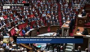 Discours de Manuel Valls à l'Assemblée : l'ovation de la gauche