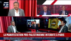 Conflit au Proche Orient - L'ancien patron de Libération, Laurent Joffrin quitte le plateau de i24News face à Jean Messiah en direct :"Les insultes ça suffit !"