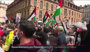 Conflit israélo-palestinien : journée de manifestation dans l'Hexagone, en soutien aux Palestiniens