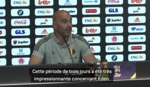 Belgique - Martinez sent Eden Hazard très "frais et affûté"