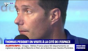 L'astronaute français Thomas Pesquet accueilli en super star par 5000 personnes à la Cité de l'espace