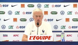 Deschamps : «Benzema dépend des autres» - Foot - Bleus