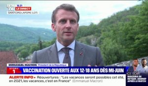 Emmanuel Macron: "Il faut collectivement qu'on poursuive autant que c'est nécessaire la stratégie du 'quoi qu'il en coûte'"