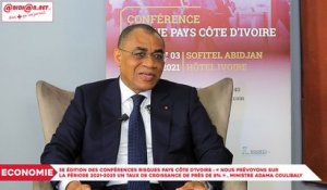 5e édition des Conférences risques pays Côte d’Ivoire : « Nous prévoyons sur la période 2021-2025 un taux de croissance de près de 8% » , Ministre Adama Coulibaly