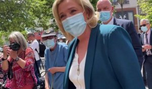 Marine Le Pen en visite à Saint-Chamond