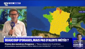 Orages: Météo France place le Nord, le Pas-de-Calais et l'Aisne en vigilance orange
