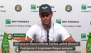 Roland-Garros - Nadal se méfie de Sinner