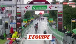 L'arrivÃ©e de la 2e Ã©tape remportÃ©e par Mathieu van der Poel - Cyclisme - Tour de Suisse