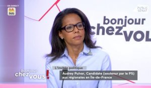 Audrey Pulvar : "Ma candidature aux Régionales est un référendum pour la gratuité des transports."