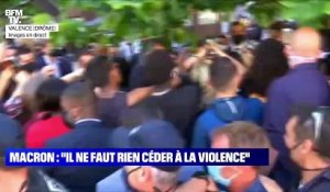 Macron: "Il ne faut rien céder à la violence" - 08/06