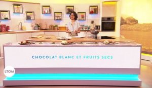 Biscuits au moringa, chocolat blanc et fruits sec