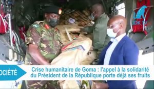 RDC : réception des premiers dons de l'aide humanitaire à Goma