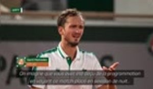 Roland-Garros - Le coup de gueule de Medvedev : "Roland-Garros a préféré Amazon au public"