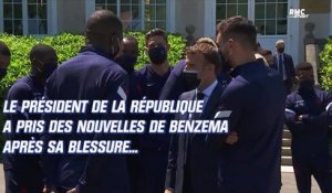 Equipe de France : Macron remercie Mbappé pour le vaccin (et prend des nouvelles de Benzema)