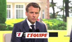 Les messages d'Emmanuel Macron avant l'Euro - Foot - Bleus