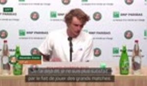 Roland-Garros - Zverev : "Je rentre à la maison, il n'y a rien de positif"