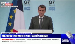 Vaccination: Emmanuel Macron annonce que le G7 s'engage à partager un milliard de doses aux pays pauvres