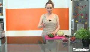 Recette : Gaspacho de melon et pastèque