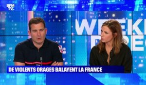 La Frace balayée par des violents orages - 19/06