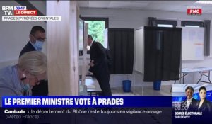 Élections régionales: le Premier ministre Jean Castex vote à Prades, dans les Pyrénées-Orientales
