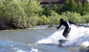 Le surf de rivière, la tendance qui monte dans le Montana