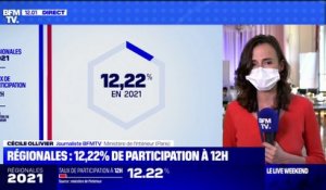 Régionales 2021: à 12h, la participation est de 12,22%