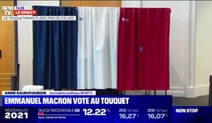 Régionales 2021: Emmanuel Macron a voté au Touquet