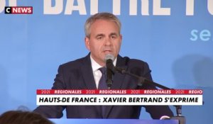 Xavier Bertrand : «Les hommes et les femmes des Hauts-de-France nous ont placés clairement en tête»