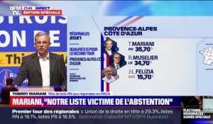 Thierry Mariani: "Notre liste est la première victime" de l'abstention