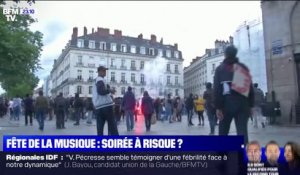Nantes: des débordements dans le centre-ville
