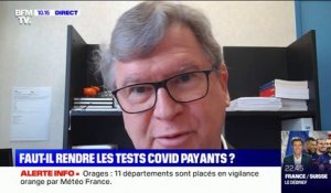 Le président du Syndicat national des biologistes estime que rendre certains tests PCR payants peut s'avérer "contre-productif"