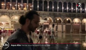 Italie : nouvelle "acqua alta" à Venise, sous les eaux même en été
