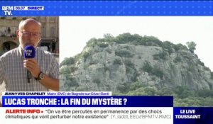 Maire de Bagnols-sur-Cèze: "Beaucoup de faisceaux de présomptions laissent penser que les restes de Lucas [Tronche] qui ont été retrouvés"