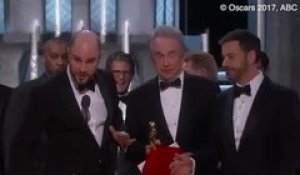 Oscars 2017 : Fail lors de l'annonce de l'Oscar du meilleur film