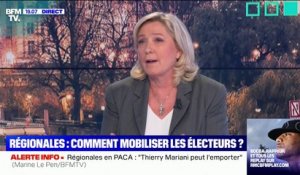 Marine Le Pen: "Nous subissons plus que les autres" l'abstention