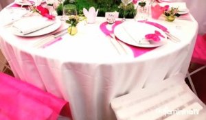 Comment faire une déco de table de mariage sur le thème du printemps