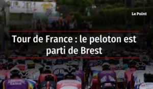 Tour de France : le peloton est parti de Brest