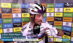 Tour de France : le Français Julian Alaphilippe déjà en jaune