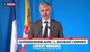 « C'est la victoire d'un cap clair » : la réaction de Laurent Wauquiez, réélu à la tête de sa région