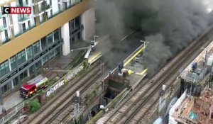 Un énorme incendie se déclare dans une station du métro de Londres