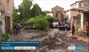 Puy-de-Dôme : dans le village de Sauvagnat-Sainte-Marthe, des maisons dévastées par une coulée de boue