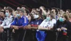 8es - Les fans du Matmut Stadium dépités de l'élimination française