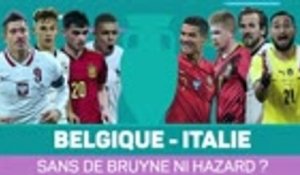 Quarts - Que vaut la Belgique sans De Bruyne ni Hazard ?