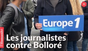 Europe 1 : 200 personnes rassemblées contre la main-mise de Bolloré