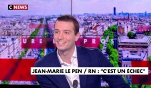 Jordan Bardella : «On ne reviendra jamais au Front National, n'en déplaise à Jean-Marie Le Pen»