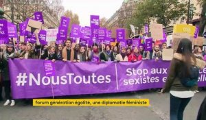 Égalité femmes-hommes : Macron, Clinton, Harris... réunis à Paris