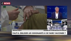 Jérôme Dubus : «Il faut arrêter de parler et de faire de la pédagogie […] Maintenant il faut une loi pour obliger le personnel soignant à se faire vacciner»